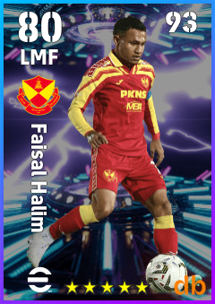 Faisal Halim — LMF, OVR 80, MAX 93