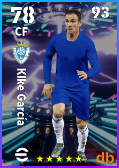Kike García — CF, OVR 78, MAX 93