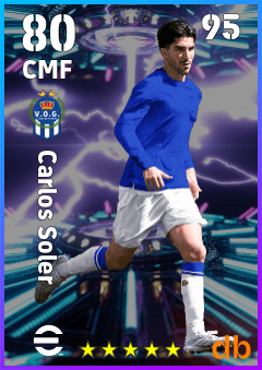 Carlos Soler — CMF, OVR 80, MAX 95