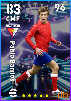 Pablo Barrios — CMF, OVR 83, MAX 96