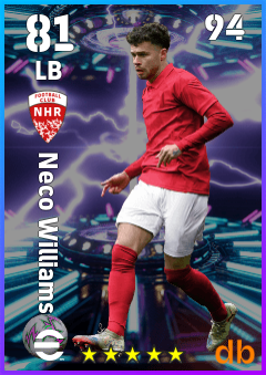 Neco Williams — LB, OVR 81, MAX 94