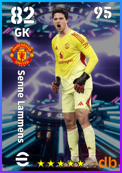 Senne Lammens — GK, OVR 82, MAX 95
