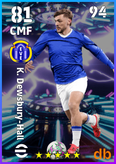 K. Dewsbury-Hall — CMF, OVR 81, MAX 94