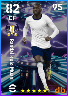 Randal Kolo Muani — CF, OVR 82, MAX 95