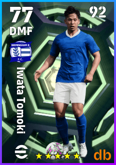 Iwata Tomoki — DMF, OVR 77, MAX 92