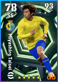 Miyashiro Taisei — SS, OVR 78, MAX 93