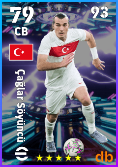 Çağlar Söyüncü — CB, OVR 79, MAX 93