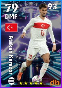 Atakan Karazor — DMF, OVR 79, MAX 93