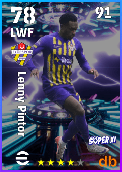 Lenny Pintor — LWF, OVR 78, MAX 91