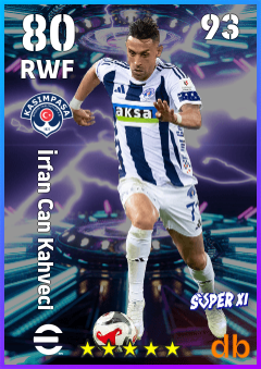 İrfan Can Kahveci — RWF, OVR 80, MAX 93