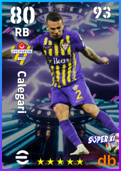 Calegari — RB, OVR 80, MAX 93