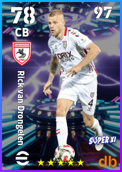 Rick van Drongelen — CB, OVR 78, MAX 97