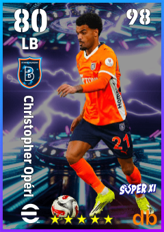 Christopher Opéri — LB, OVR 80, MAX 98
