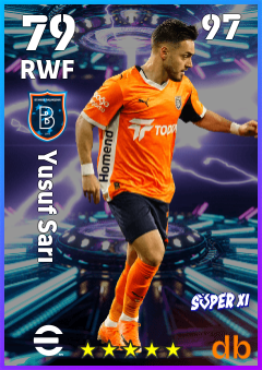 Yusuf Sarı — RWF, OVR 79, MAX 97