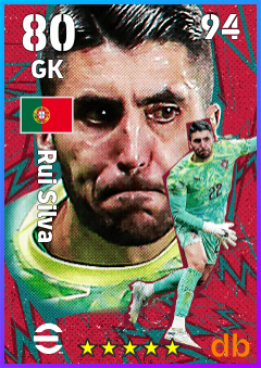 Rui Silva — GK, OVR 80, MAX 94