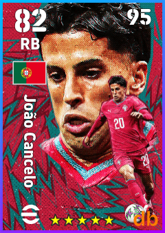 João Cancelo — RB, OVR 82, MAX 95