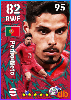 Pedro Neto — RWF, OVR 82, MAX 95