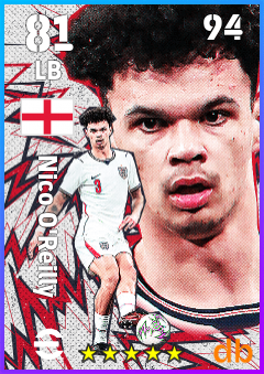 Nico O'Reilly — LB, OVR 81, MAX 94