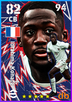 Ibrahima Konaté — CB, OVR 82, MAX 94