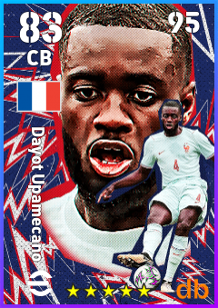 Dayot Upamecano — CB, OVR 83, MAX 95