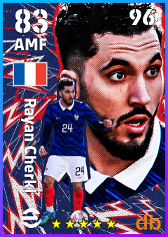 Rayan Cherki eFootball player card