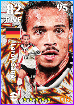Leroy Sané eFootball player card