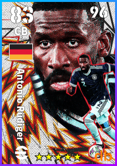 Antonio Rüdiger eFootball player card