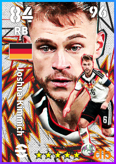 Joshua Kimmich — RB, OVR 84, MAX 96
