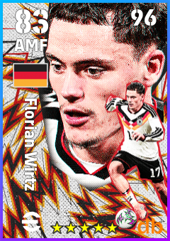 Florian Wirtz — AMF, OVR 83, MAX 96
