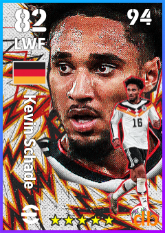 Kevin Schade — LWF, OVR 82, MAX 94