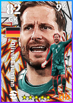 Oliver Baumann — GK, OVR 82, MAX 94
