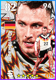 David Raum — LB, OVR 82, MAX 94