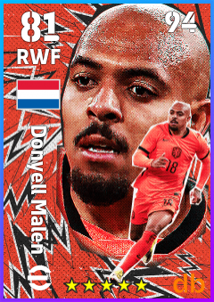 Donyell Malen eFootball player card