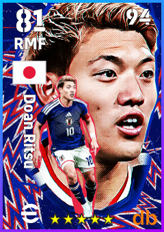 Doan Ritsu — RMF, OVR 81, MAX 94