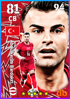 Abdülkerim Bardakcı — CB, OVR 81, MAX 94