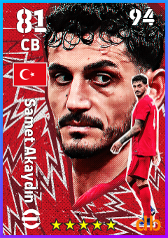 Samet Akaydın — CB, OVR 81, MAX 94