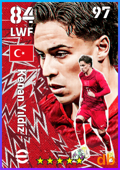 Kenan Yıldız — LWF, OVR 84, MAX 97