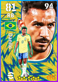 Danilo — RB, OVR 81, MAX 94