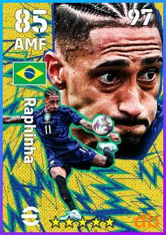 Raphinha eFootball player card