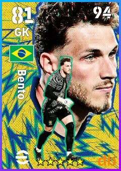 Bento — GK, OVR 81, MAX 94