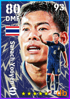 Sarach Yooyen — DMF, OVR 80, MAX 93