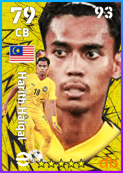 Harith Haiqal — CB, OVR 79, MAX 93