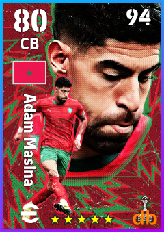 Adam Masina — CB, OVR 80, MAX 94