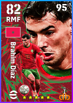 Brahim Díaz eFootball player card
