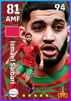 Ismael Saibari — AMF, OVR 81, MAX 94