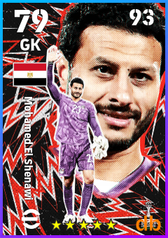 Mohamed El Shenawi — GK, OVR 79, MAX 93