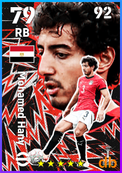 Mohamed Hany — RB, OVR 79, MAX 92