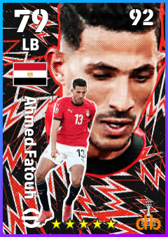 Ahmed Fatouh — LB, OVR 79, MAX 92