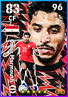 Omar Marmoush — CF, OVR 83, MAX 96