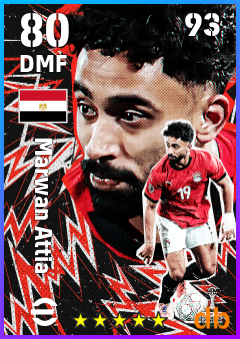 Marwan Attia — DMF, OVR 80, MAX 93